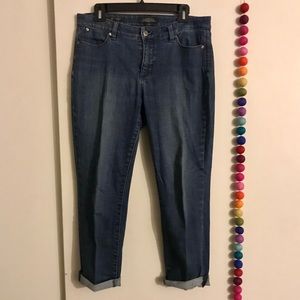 Talbots straight curvy petite jeans